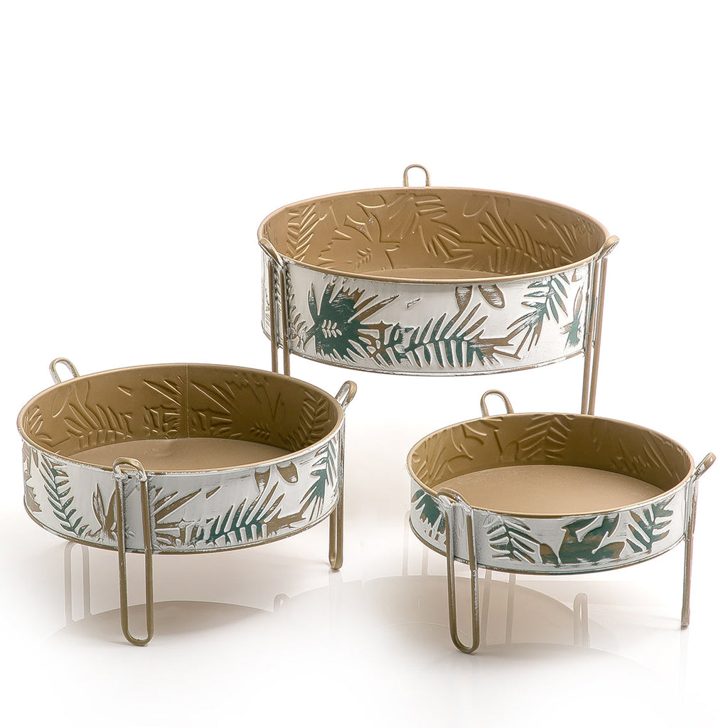 Set of 3 metal stand