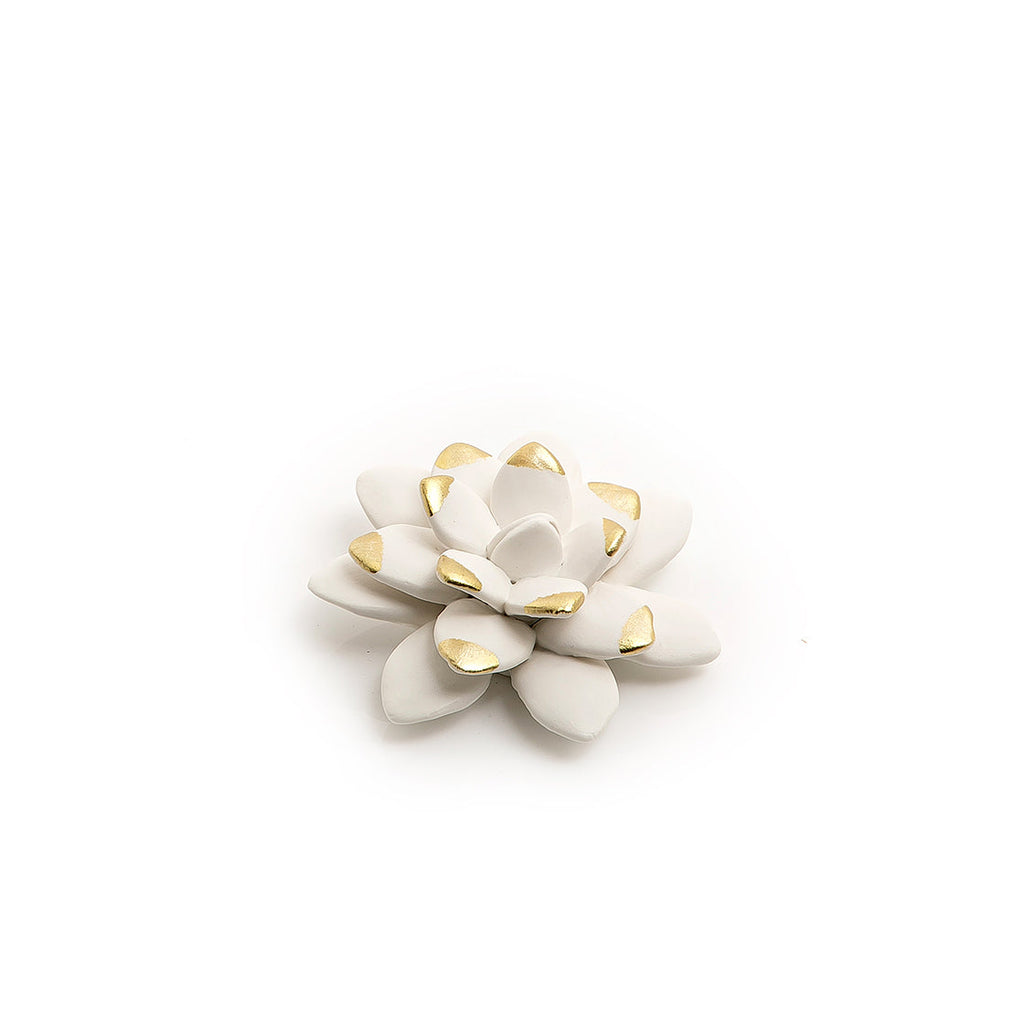 Decorative ceramic flower