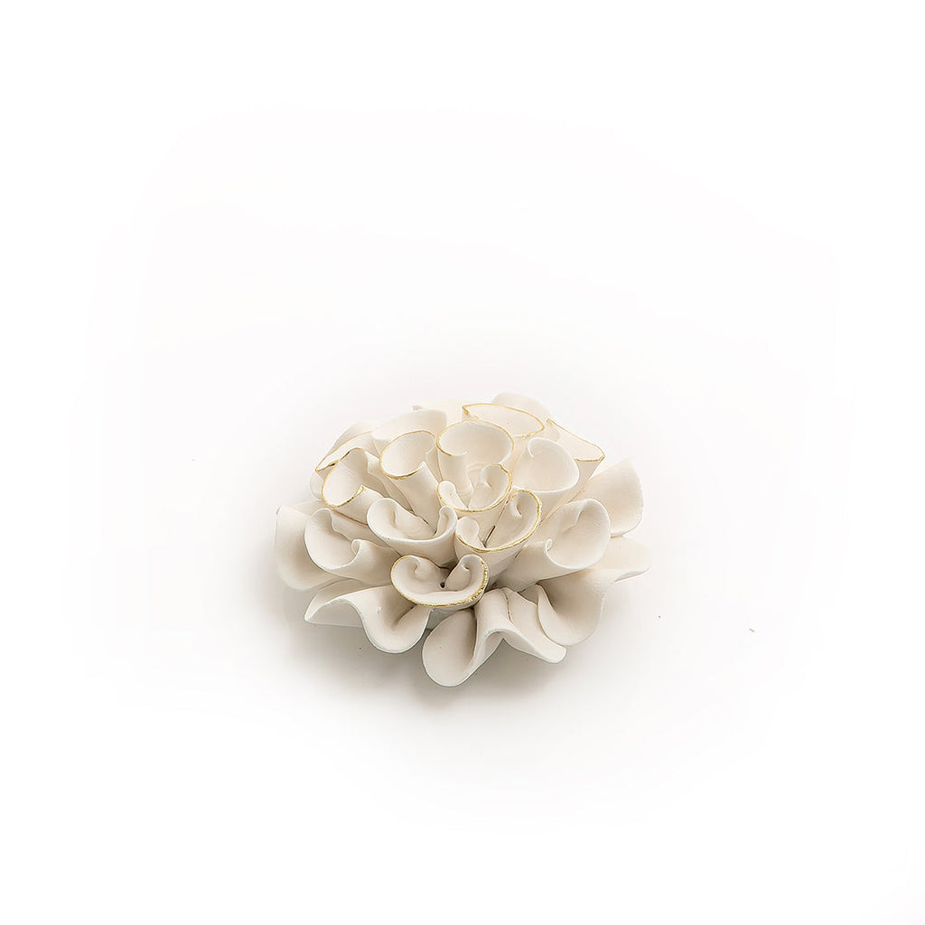 Decorative ceramic flower