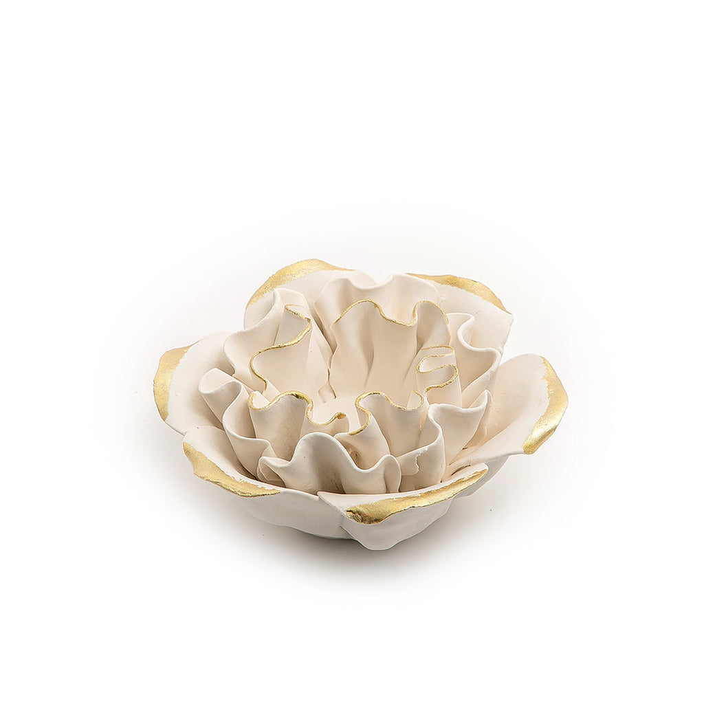 Decorative ceramic flower