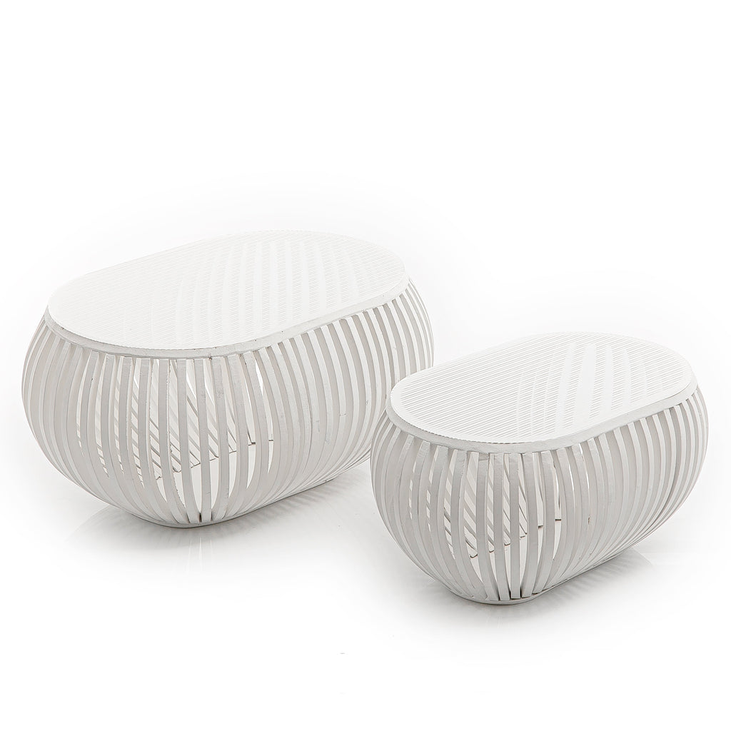 Set of 2 Wood & Acrylic Stands (6721033732261)