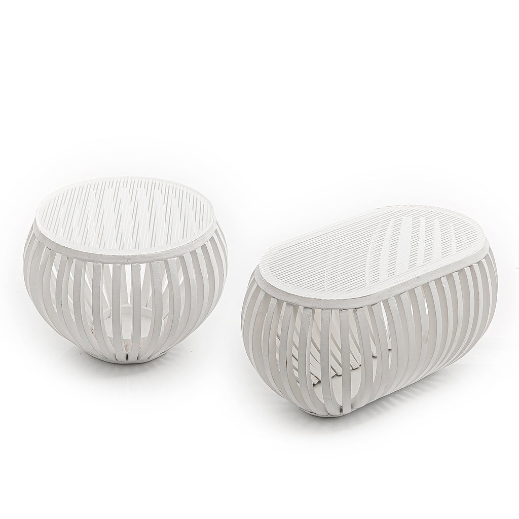 Set of 2 Wood & Acrylic Stands (6721036320933)