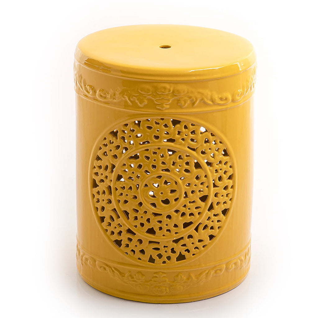 Ceramic decorative table