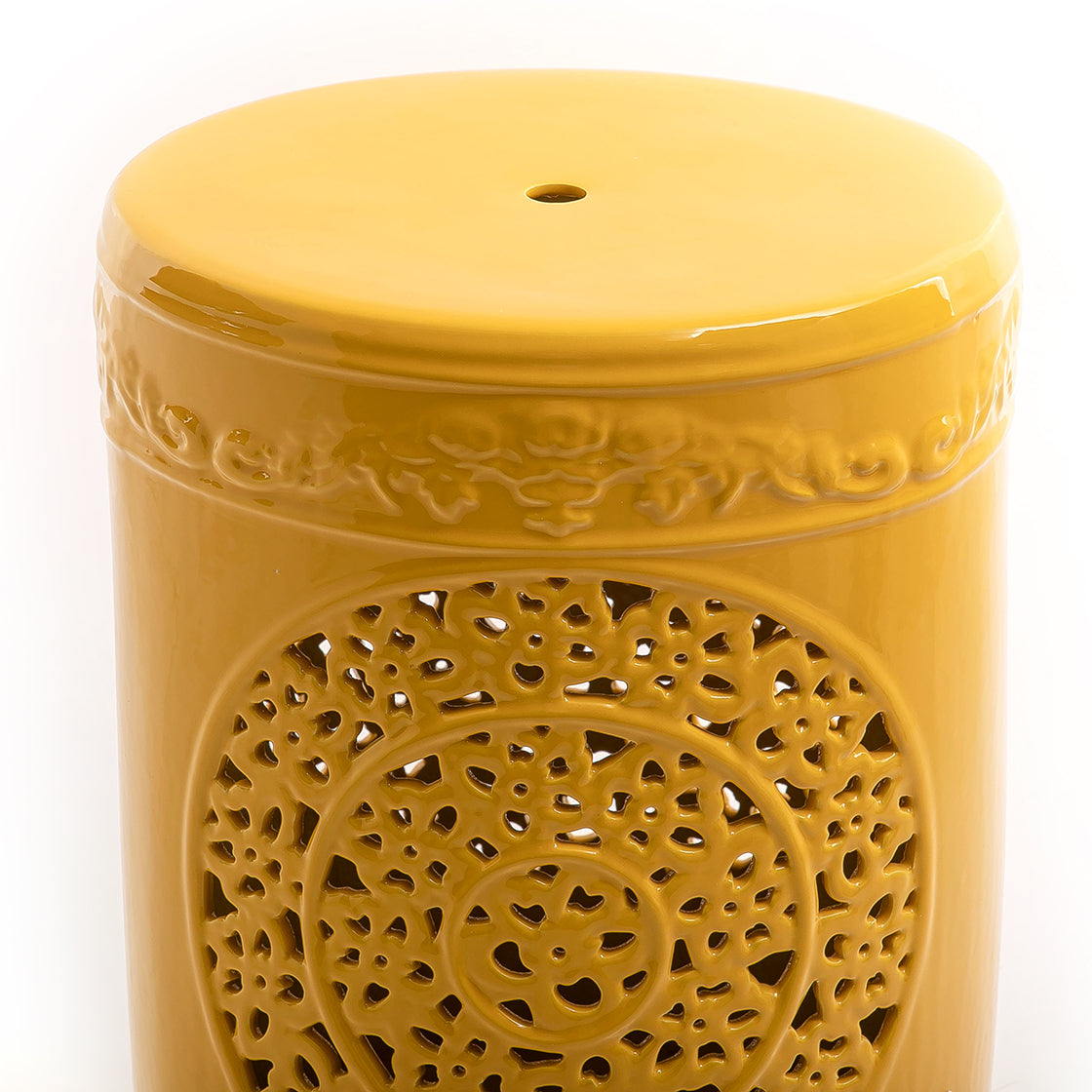 Ceramic decorative table