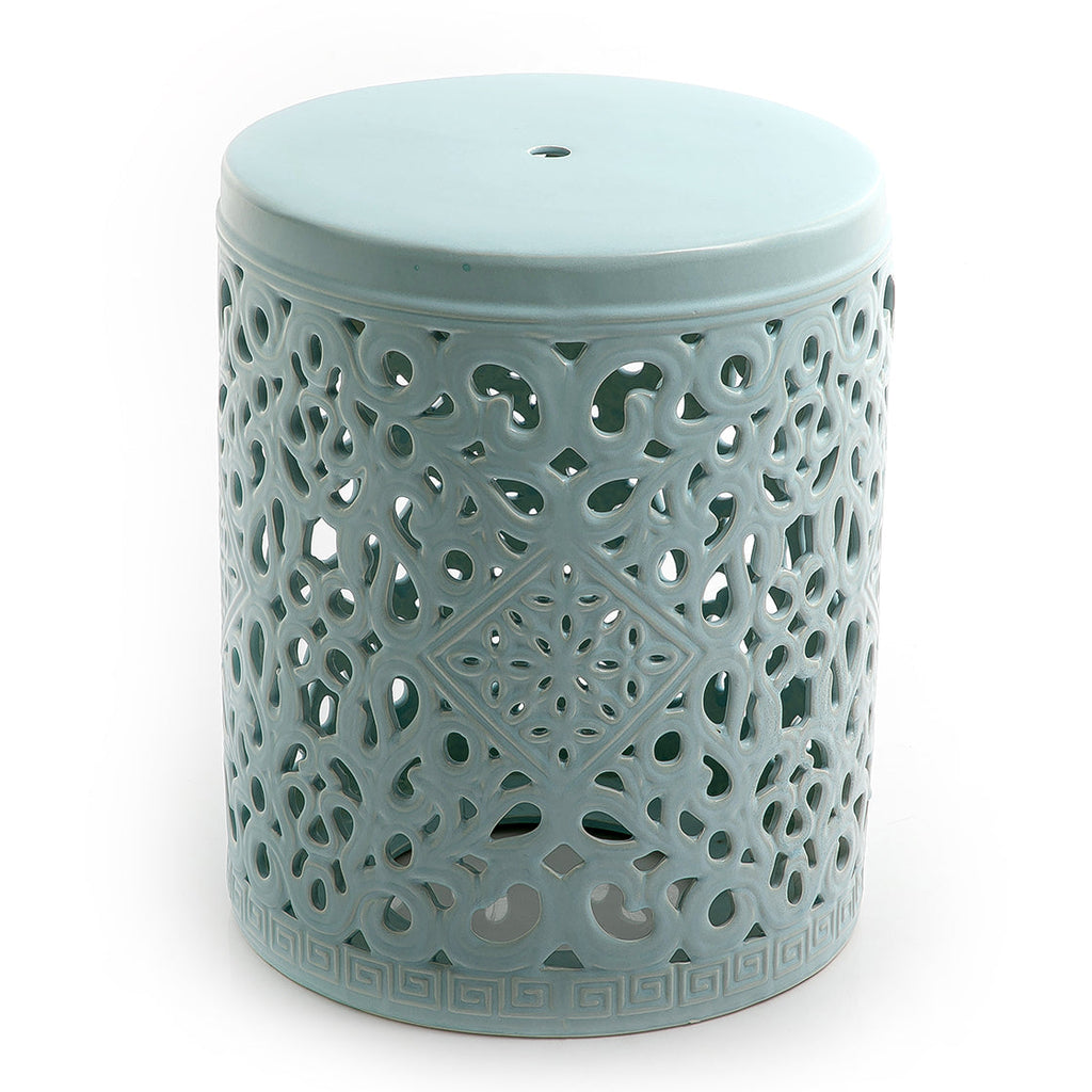 Ceramic decorative table