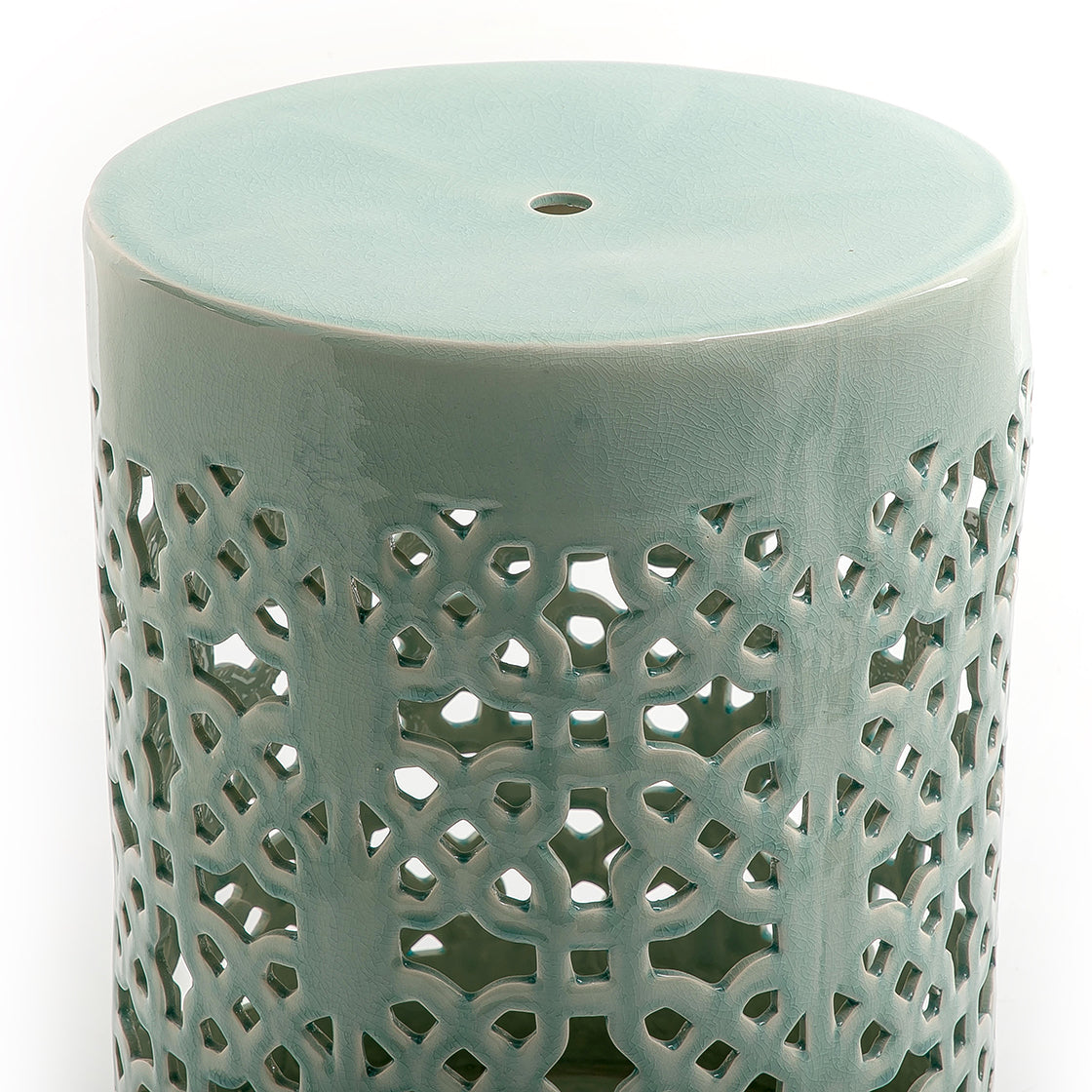 Ceramic decorative table