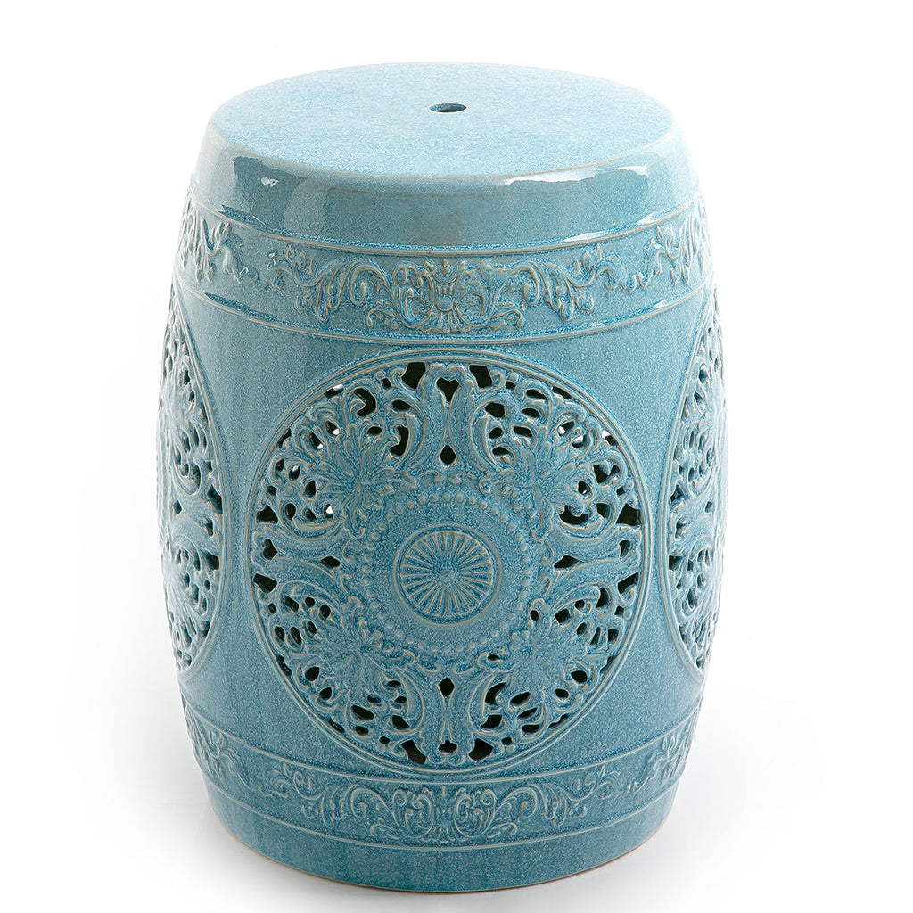 Ceramic decorative table