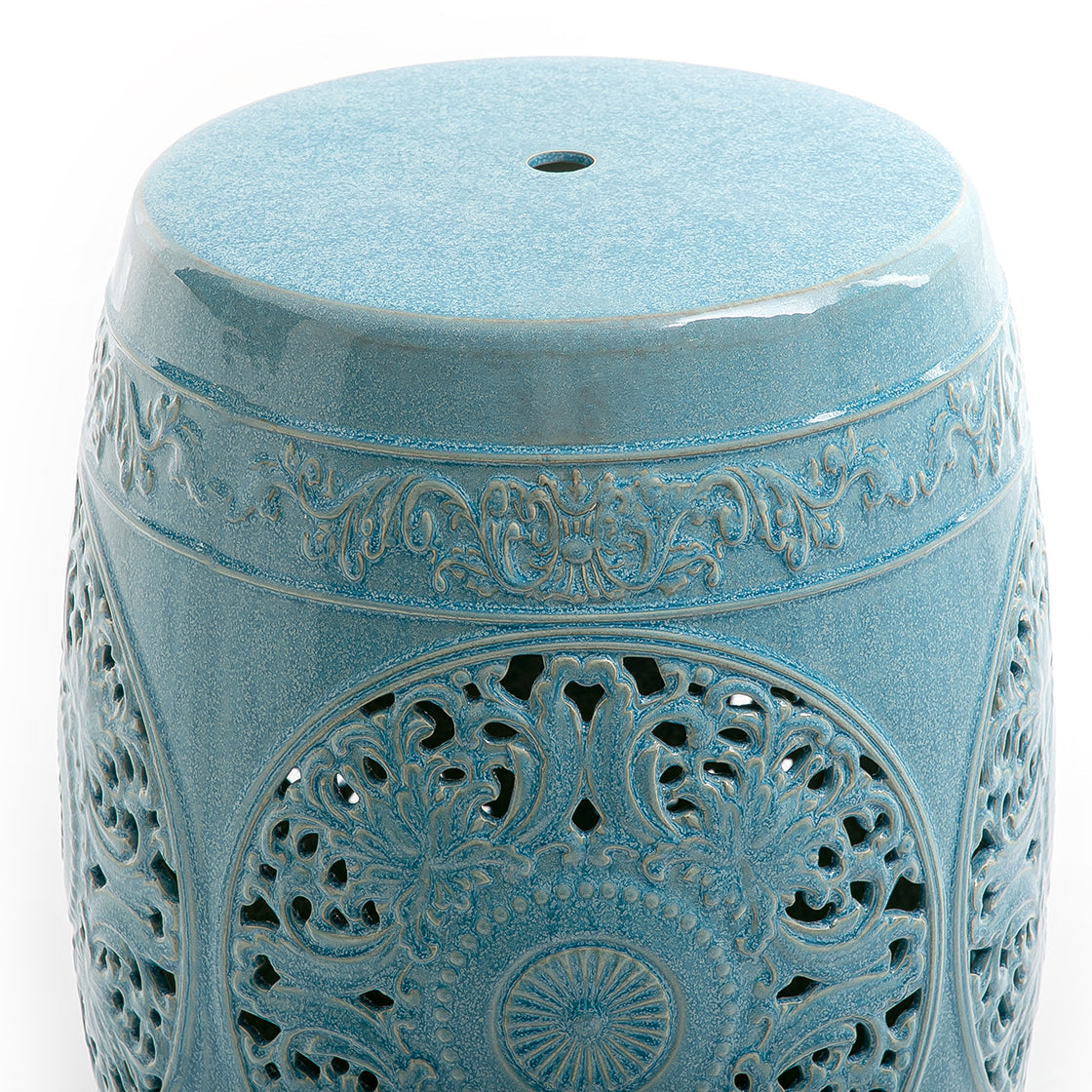 Ceramic decorative table