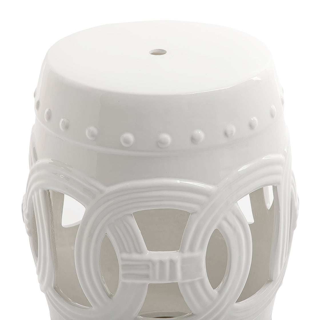 Ceramic decorative table