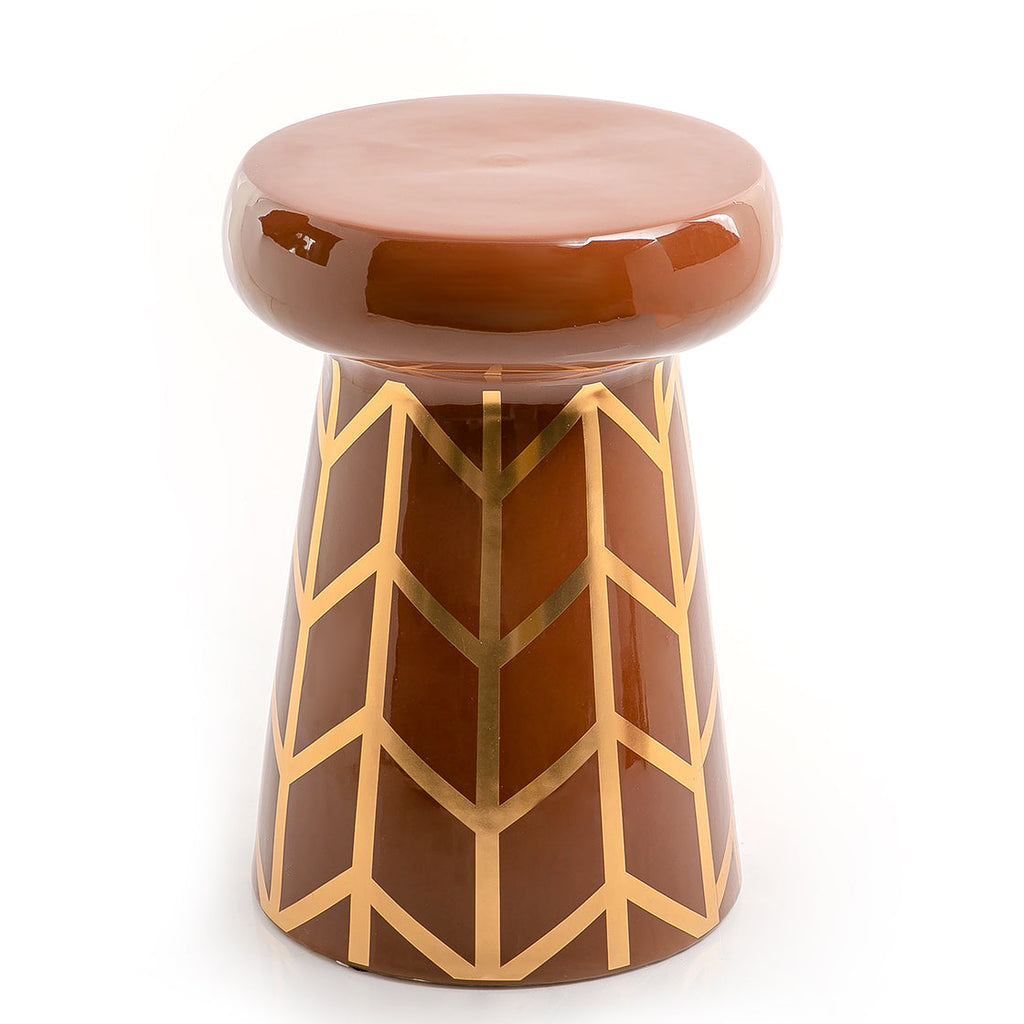 Ceramic decorative table