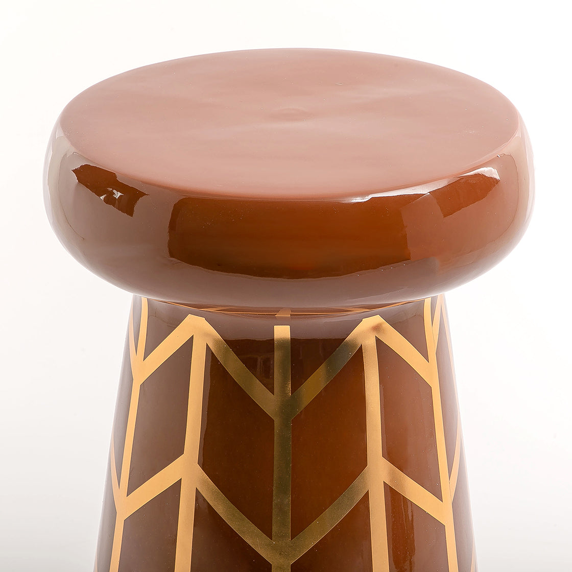 Ceramic decorative table