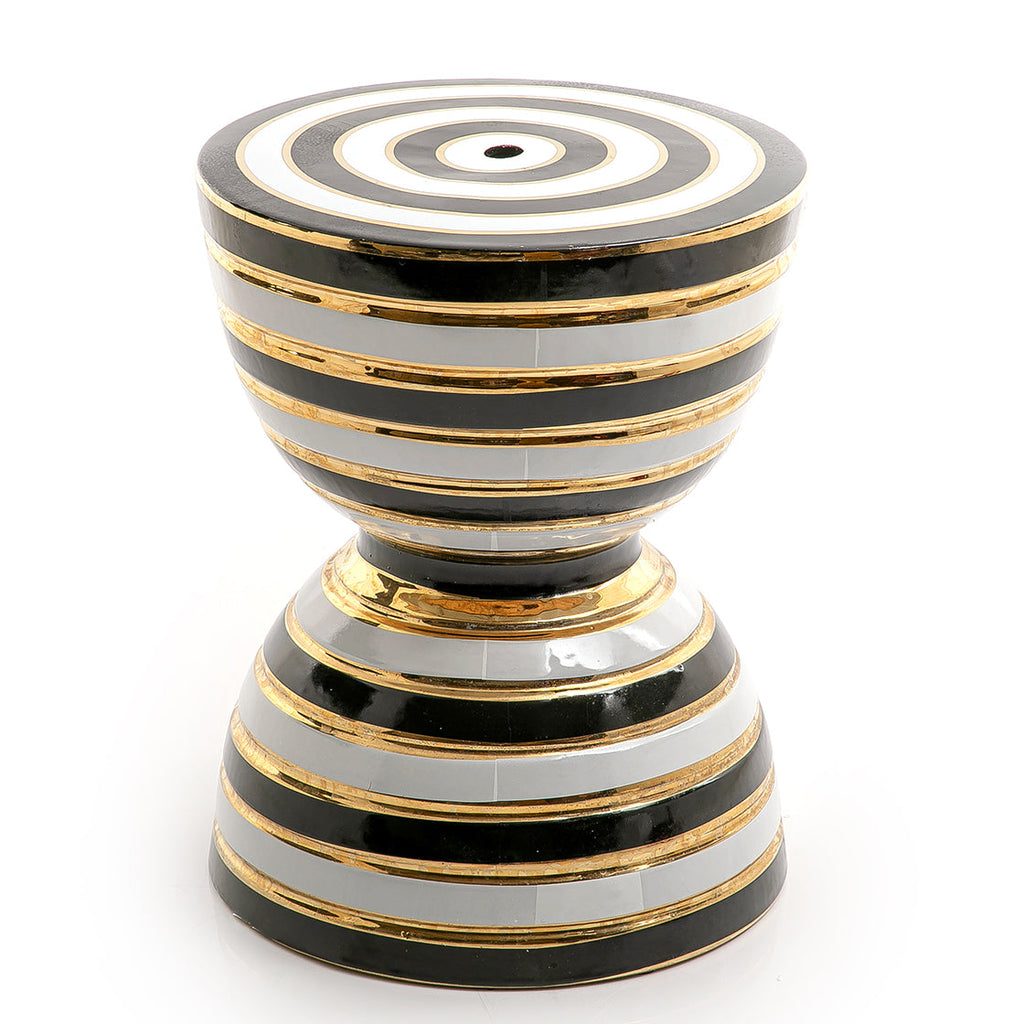 Ceramic decorative table