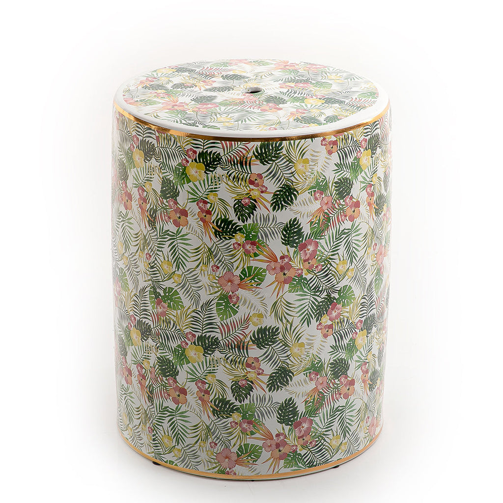 Ceramic decorative table