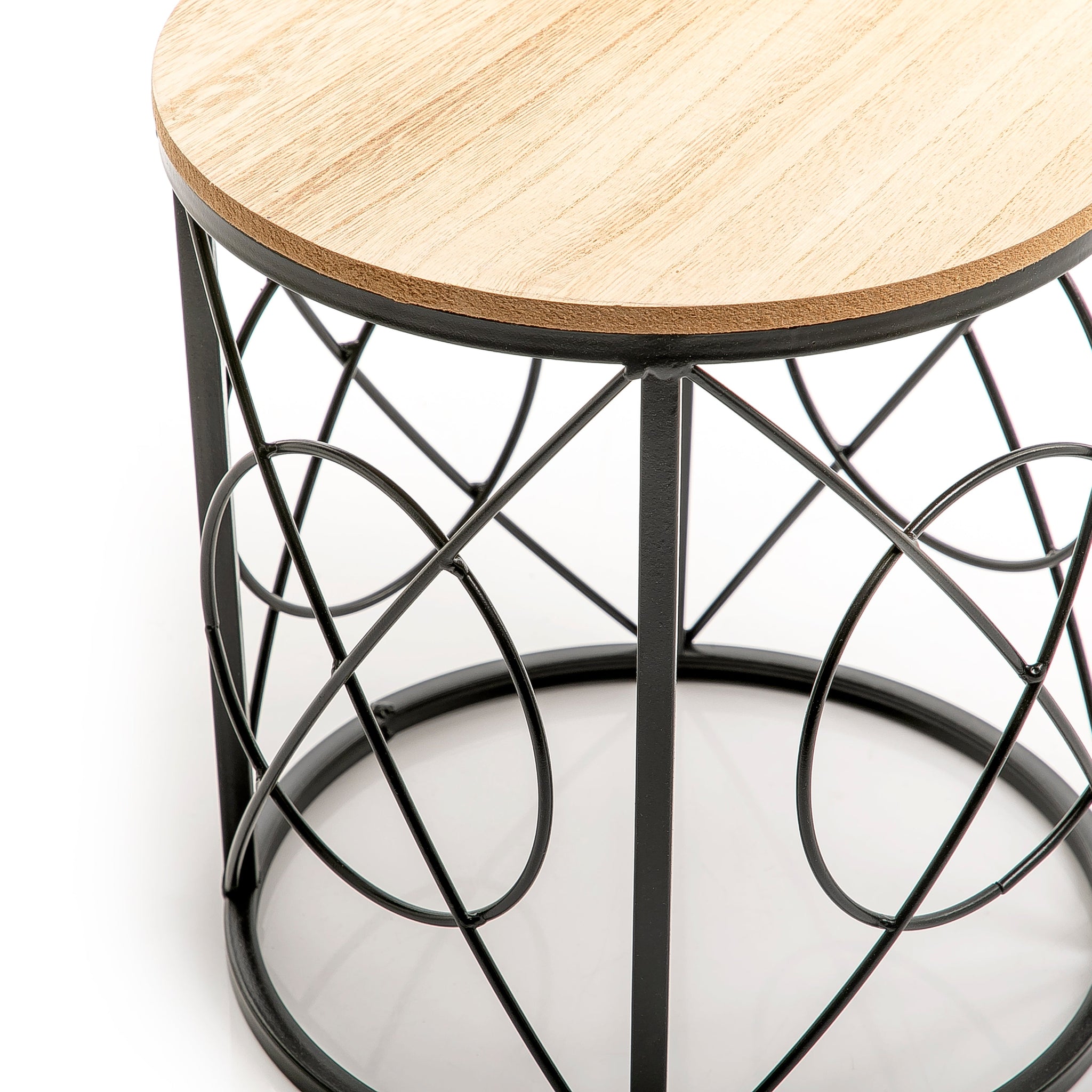 Wood And Metal Stand (6881101054117)