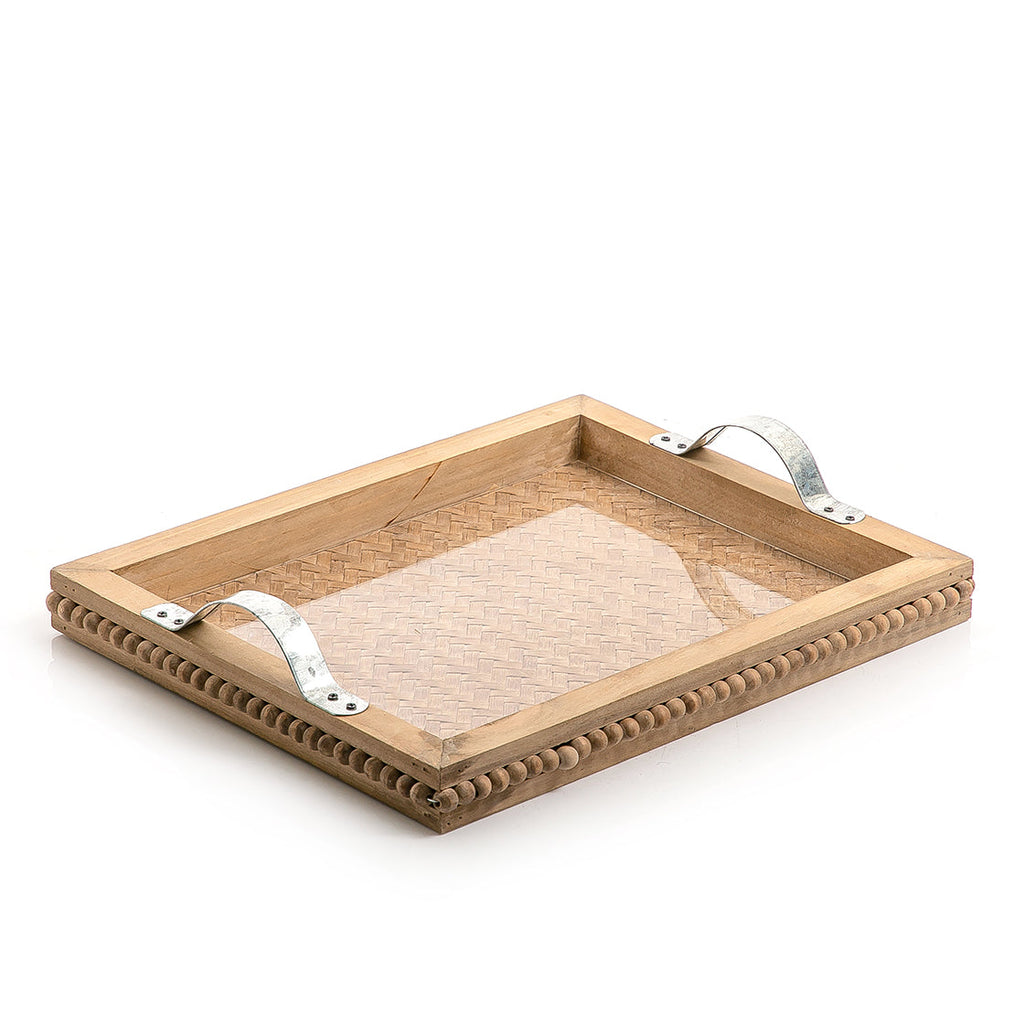 Rattan tray