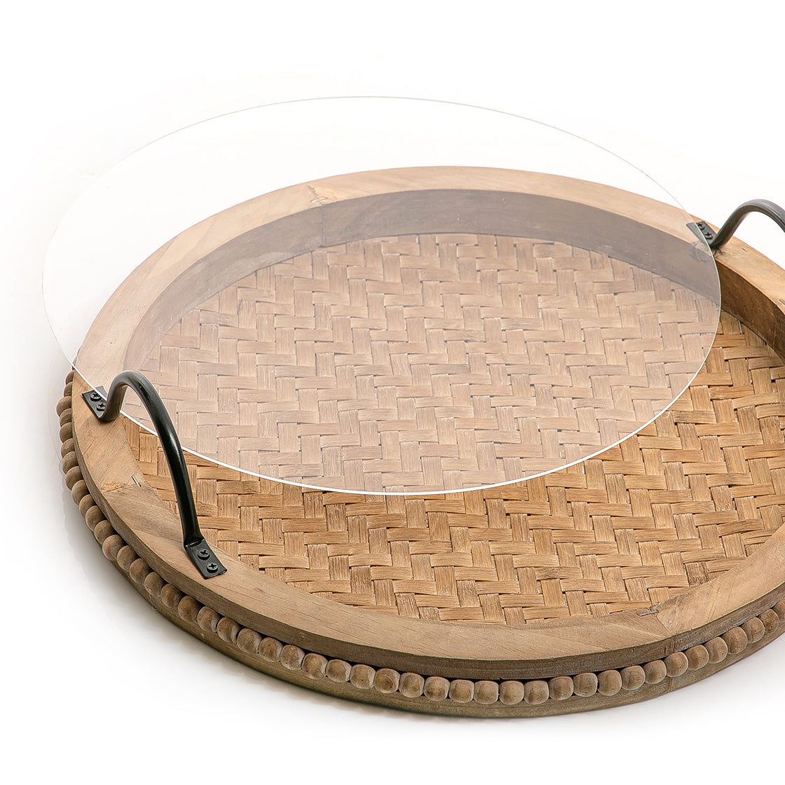 Rattan tray