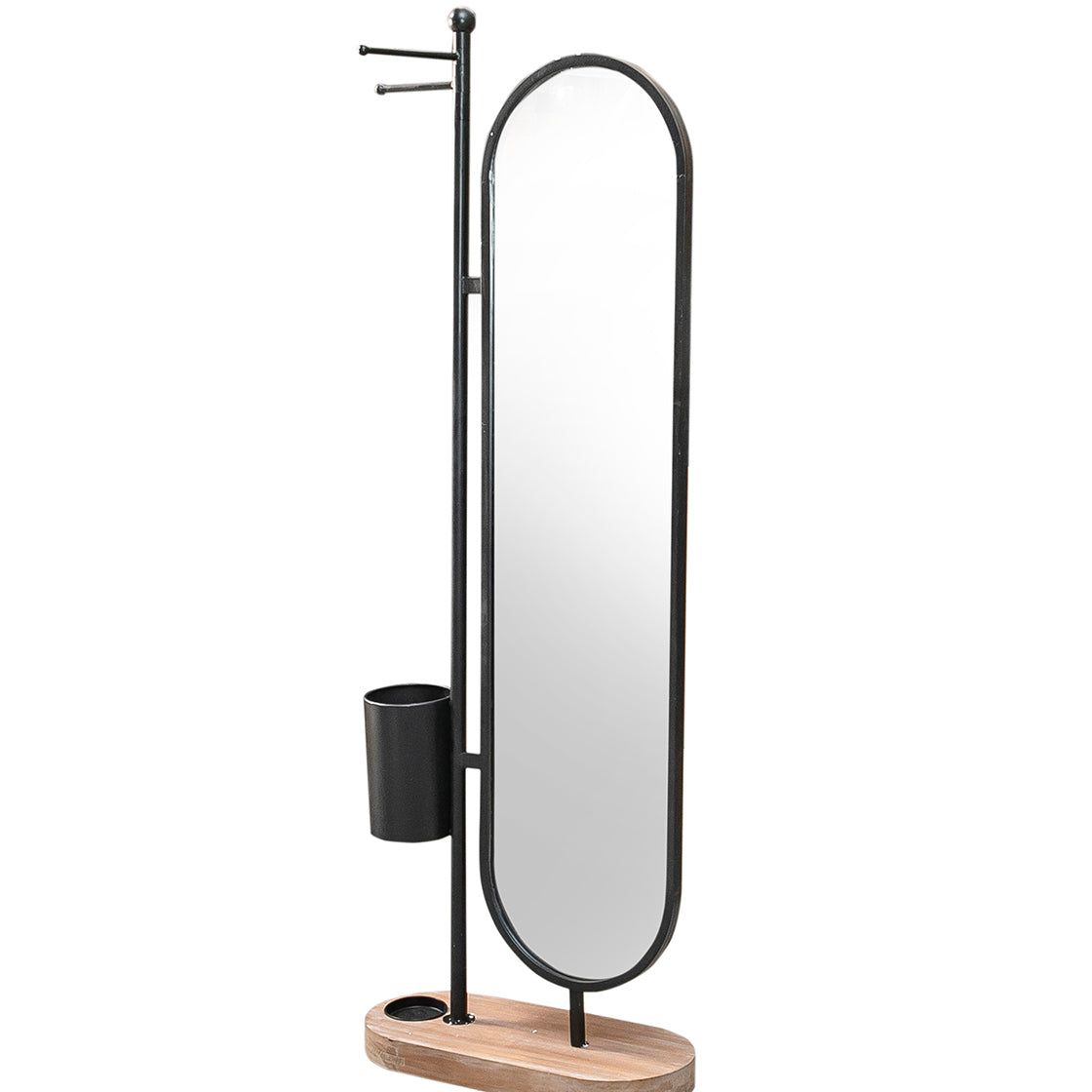 Decorative stand mirror