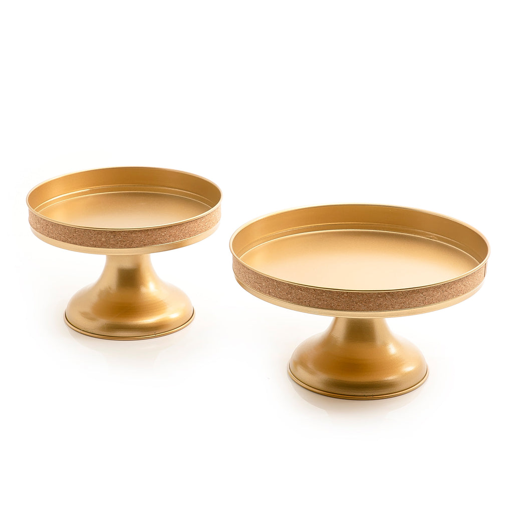 Set of 2 metal stands