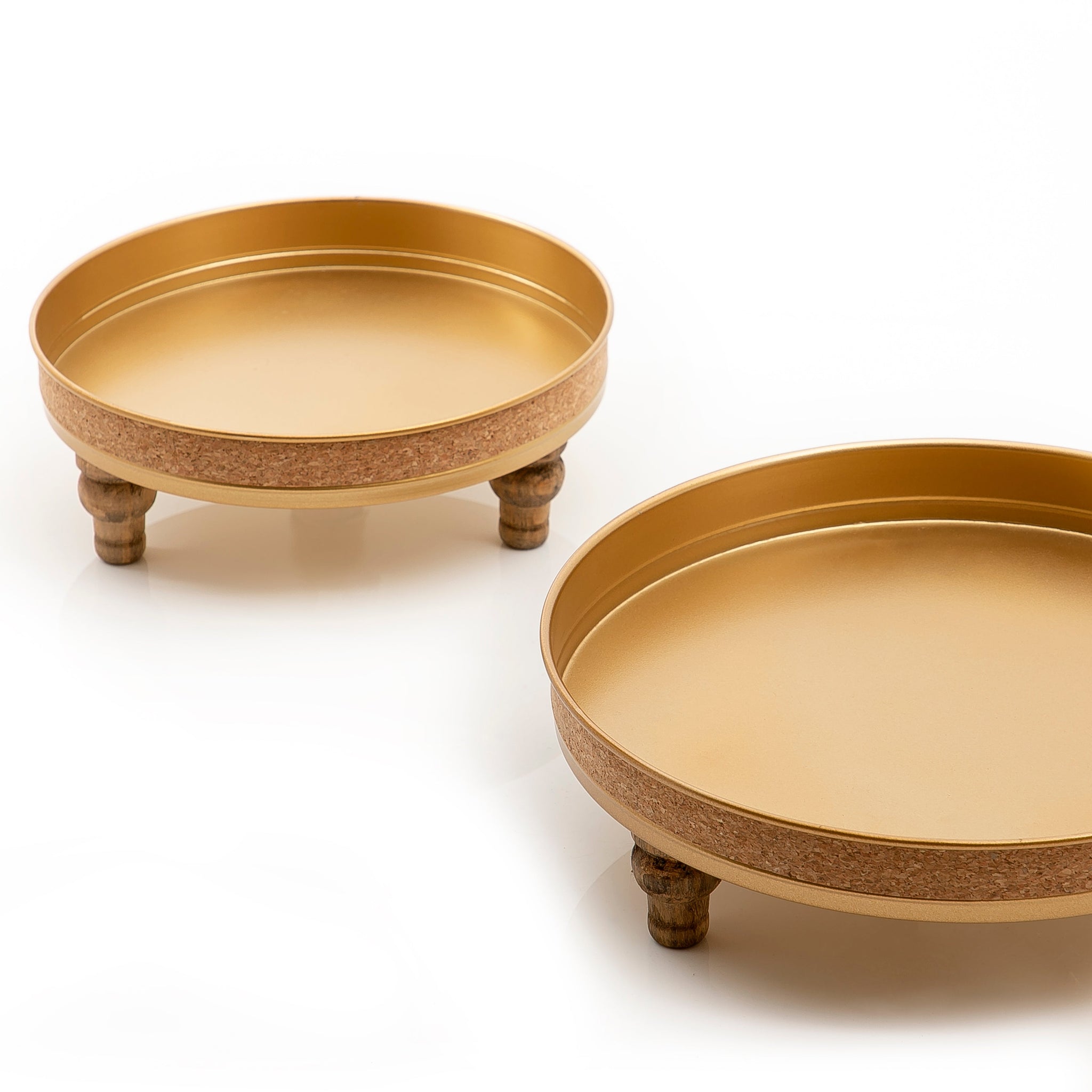 Set of 2 metal stands