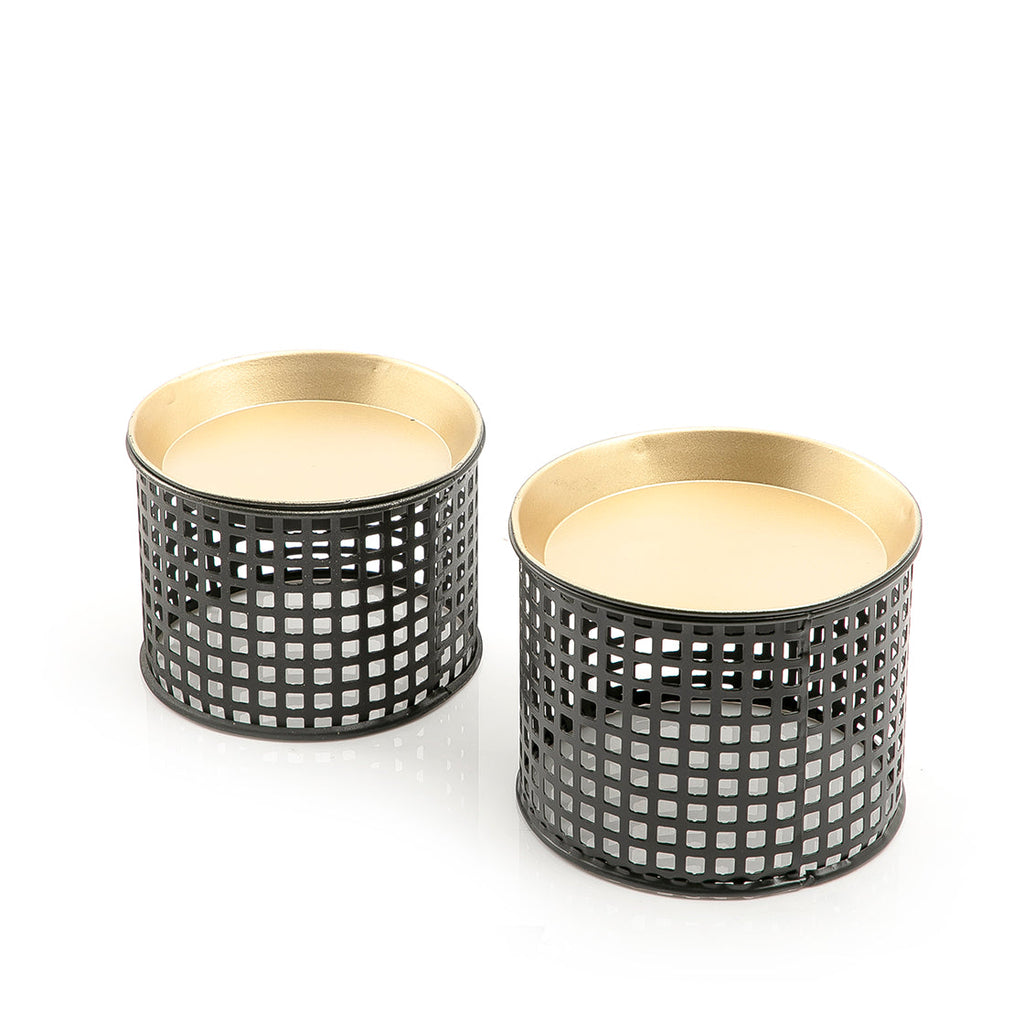 Set of 2 metal stands