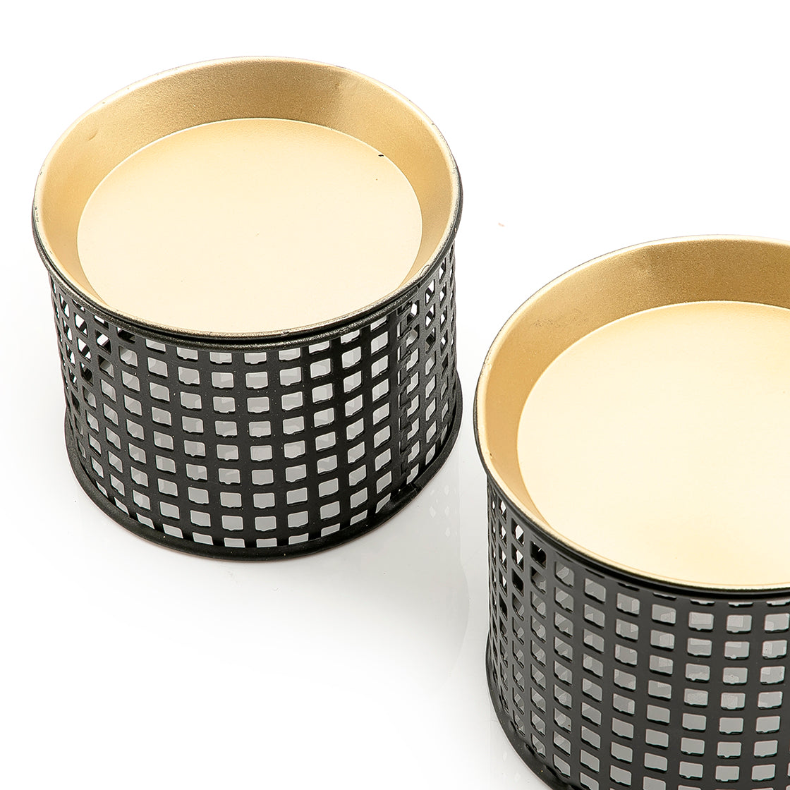 Set of 2 metal stands