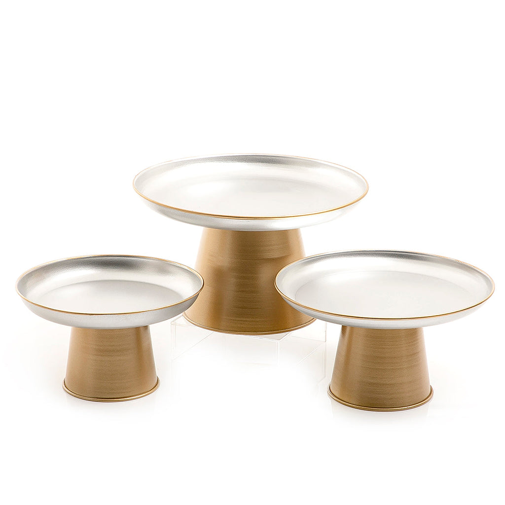 Set of 3 metal stands