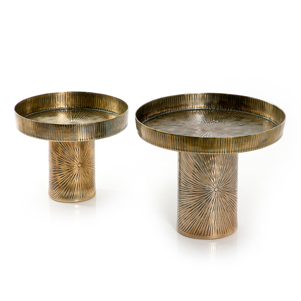 Set Of 2 Metal Stands