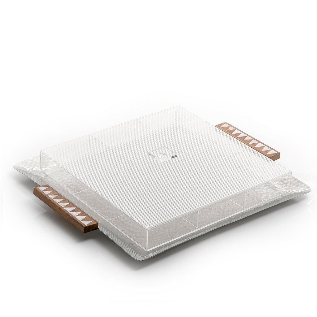 Metal Tray With Acrylic Cover (6736103276709)