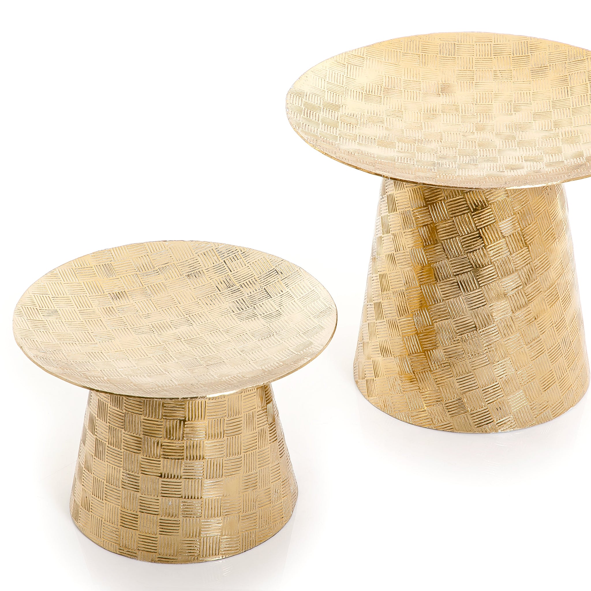 Set of 2 metal stands