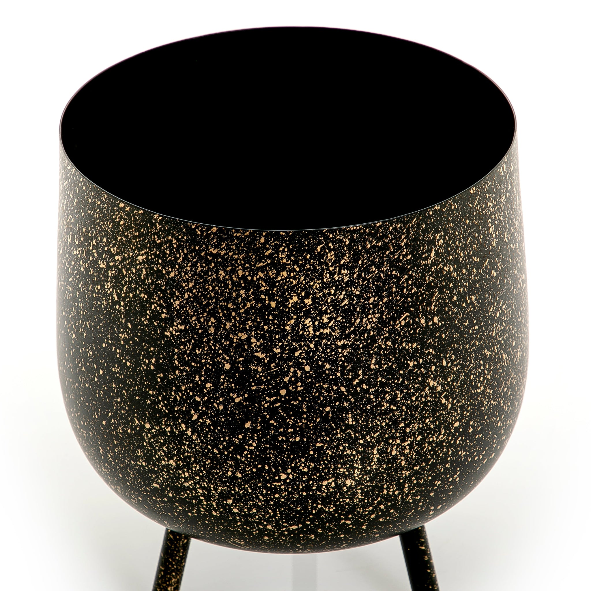 Metal planter with stand