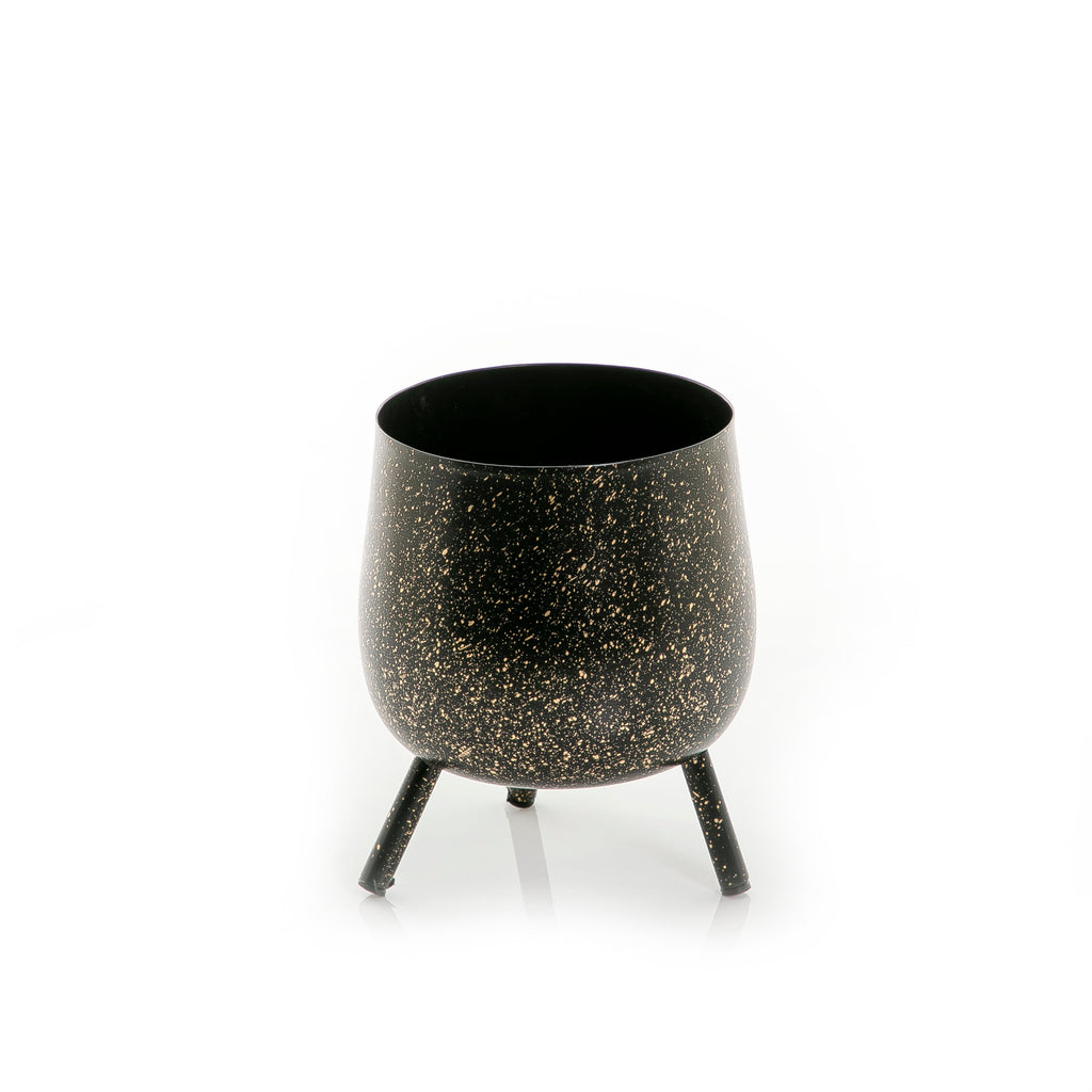 Metal planter with stand