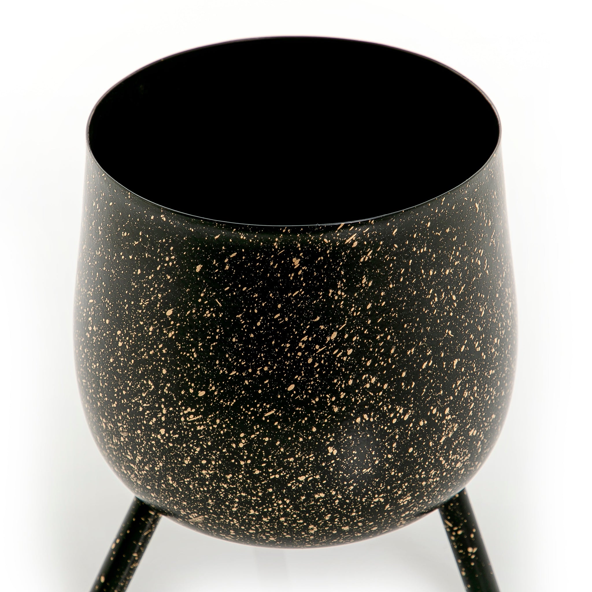 Metal planter with stand