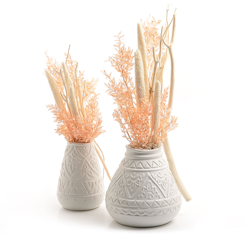 Set of dried flowers