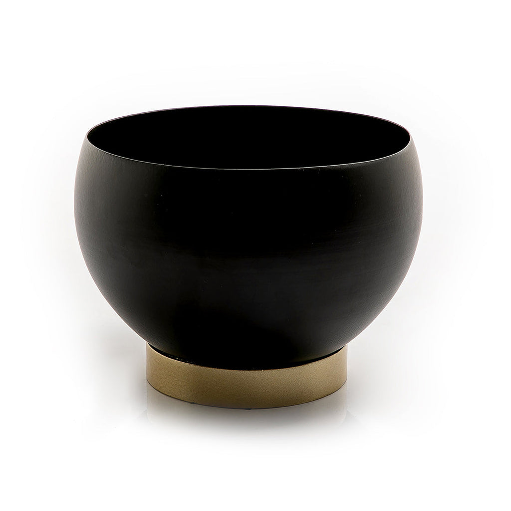 Metal planter bowl
