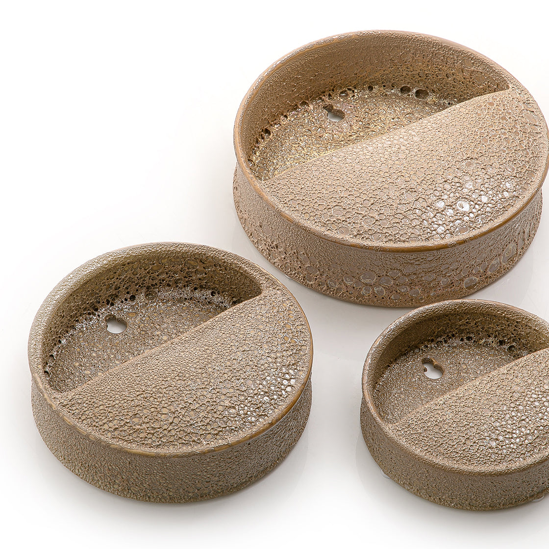 Set of 3 ceramic wall planter