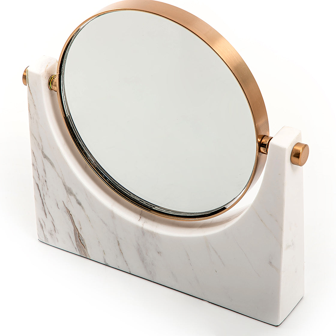 Mirror stand with marble base