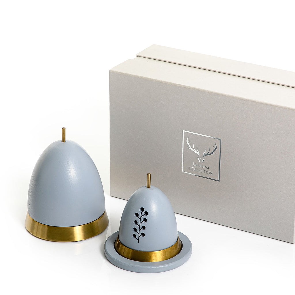 Wooden mabkhar with gift box