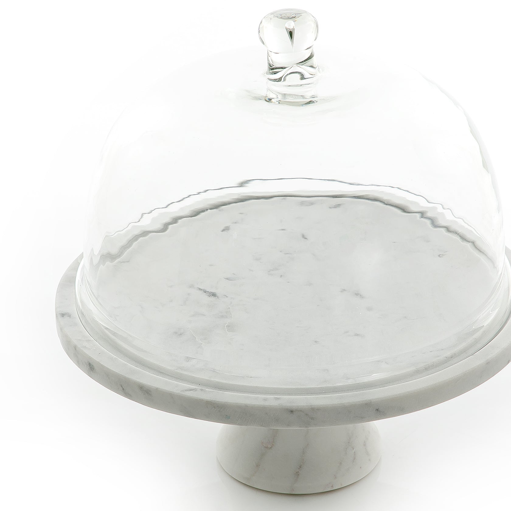 Marble Stand with glass cover