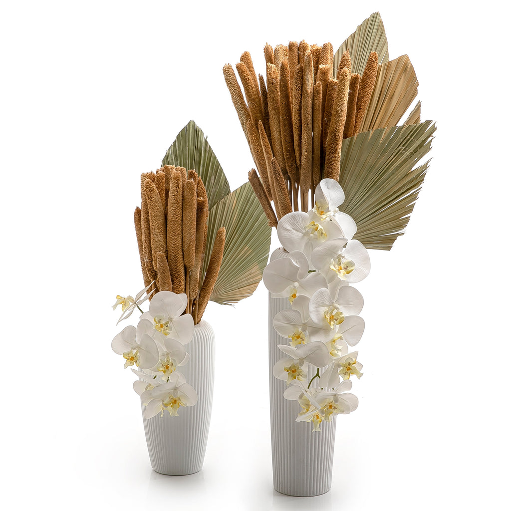 Set of 2 flower vase 3 (6895769583781)