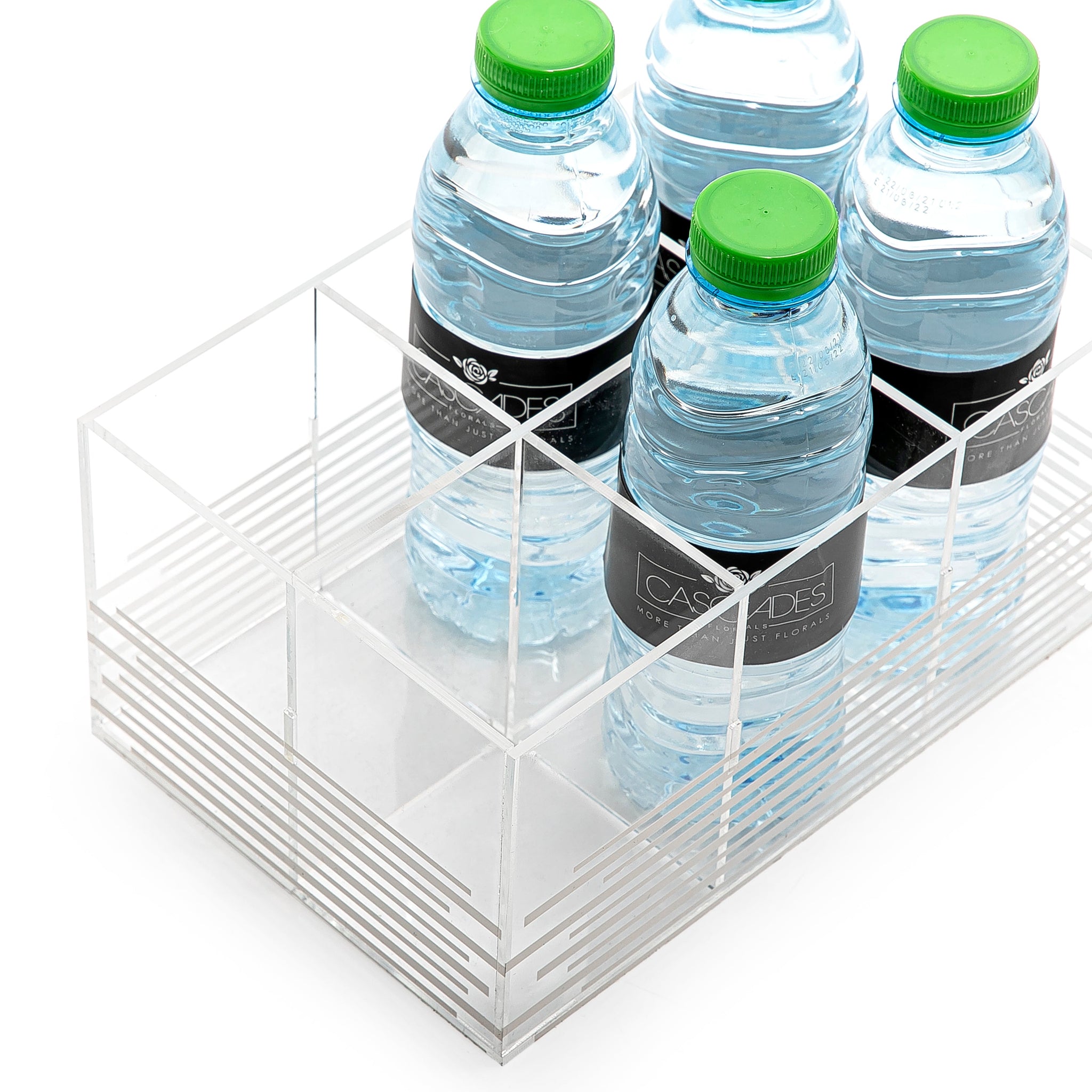 Acrylic box for small water bottles (6966000418981)