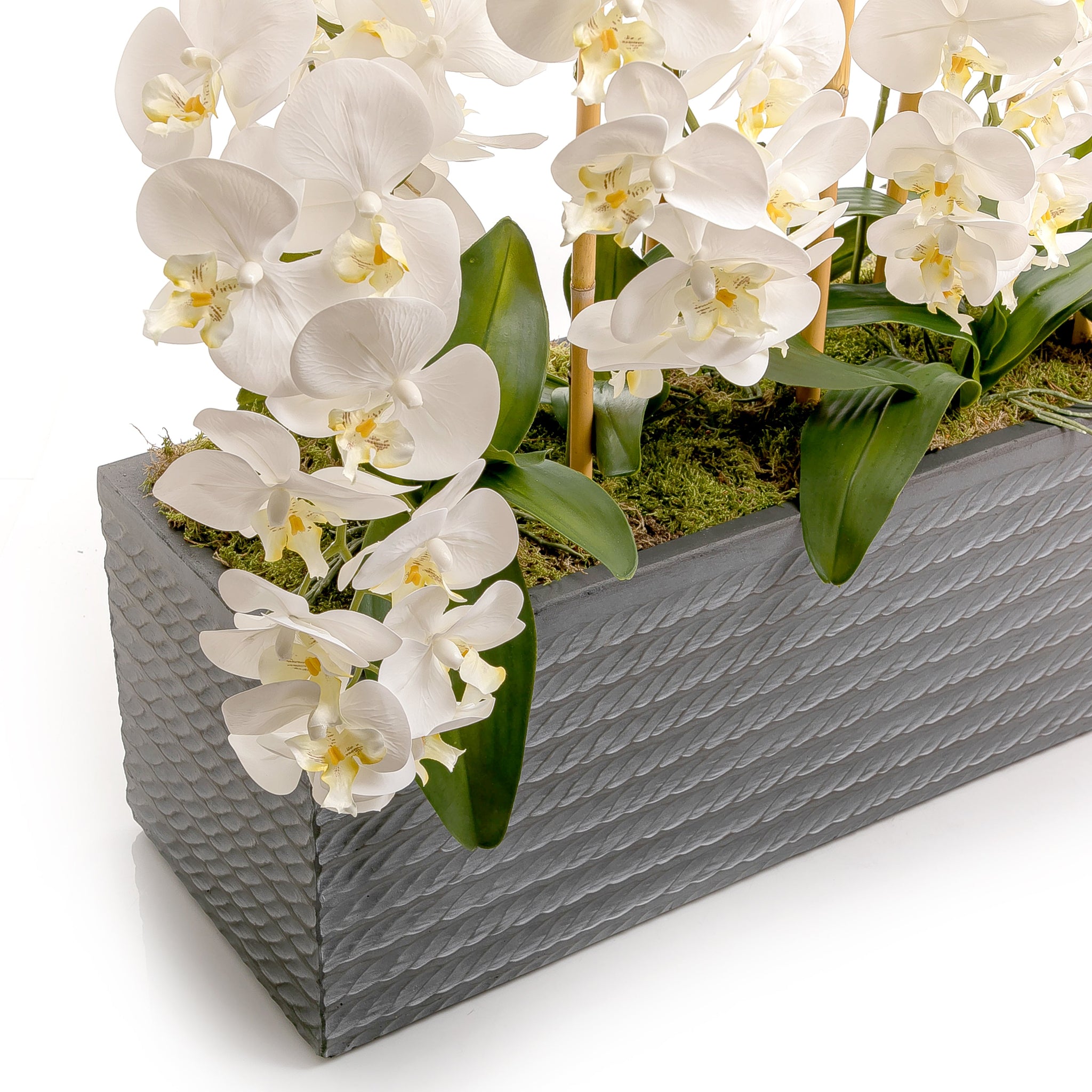 Artificial orchid vase (6987976245413)